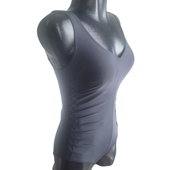 Roots Black One-Piece Swimsuit Sz.10 - Picture 3 of 8